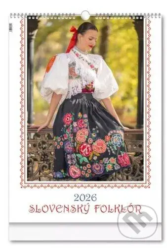 Nástenný kalendár Slovenský folklór 2026