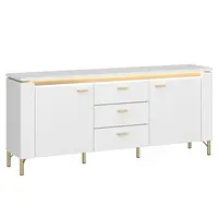 Tv stolek Lazio LAZF01 U008/U080 2D3S bílý alpský