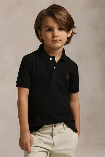 Polo tričko Polo Ralph Lauren černá barva, 322603252001