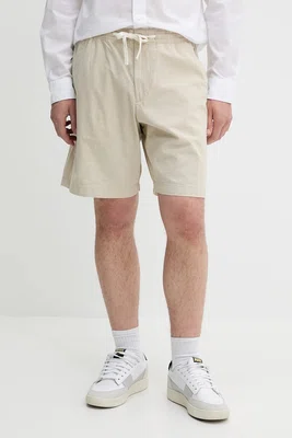 Bavlněné šortky Timberland pánské, béžová barva, TB0A2FD5EOH1