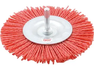 BGS Technic BGS 9186 Nylonový kartáč pr. 100 mm, 6 mm dřík