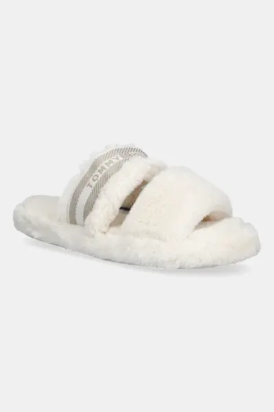 Pantofle Tommy Hilfiger HILFIGER FUR SLIPPER