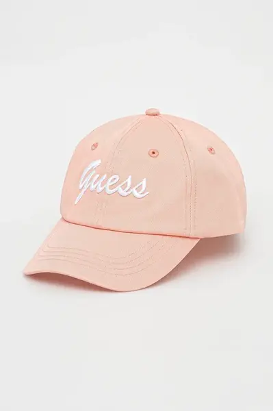 Bavlněná baseballová čepice Guess