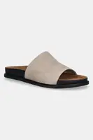 Semišové pantofle Vagabond Shoemakers EFFIE dámské, béžová barva, 5922-050-07