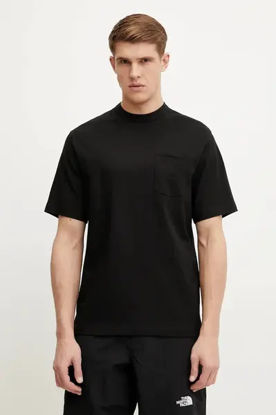 Bavlněné tričko The North Face Dome Relaxed černá barva, NF0A8C3PJK31