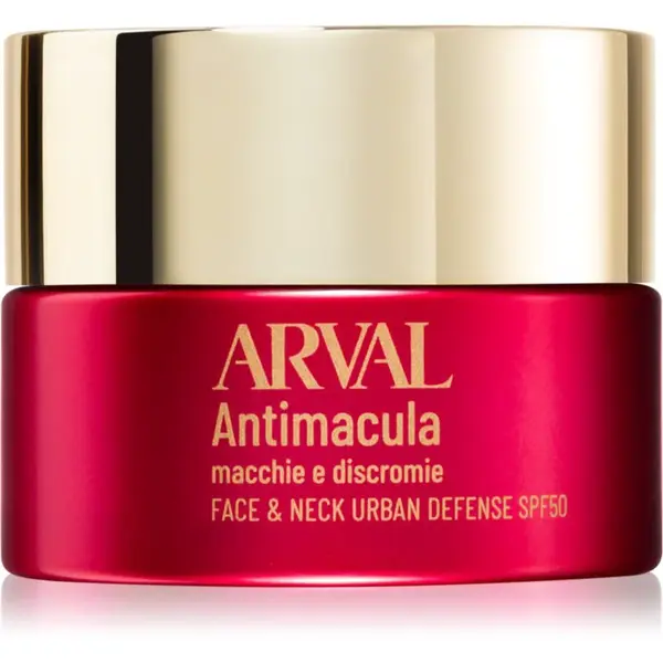 Arval Antimacula Face & Neck Urban Defense SPF50 ochranný krém proti tmavým skvrnám 50 ml
