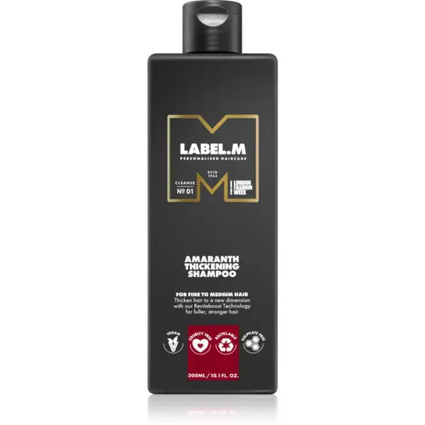 label.m Amaranth zhušťující šampon pro jemné vlasy 300 ml