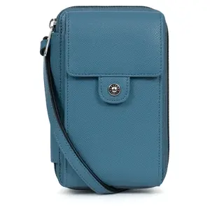 Dámska kabelka na mobil a doklady Hexagona Stella - modrá