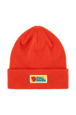 Čepice Fjallraven Vardag Classic Beanie oranžová barva, F78141.214