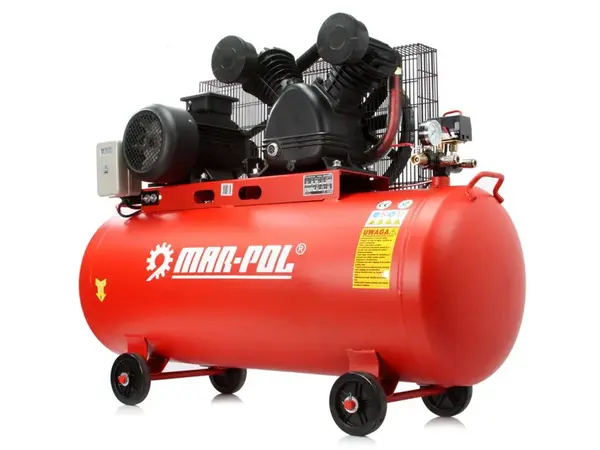 Kompresor olejový 2V, 200 l, 4 kW, 400 V - MAR-POL