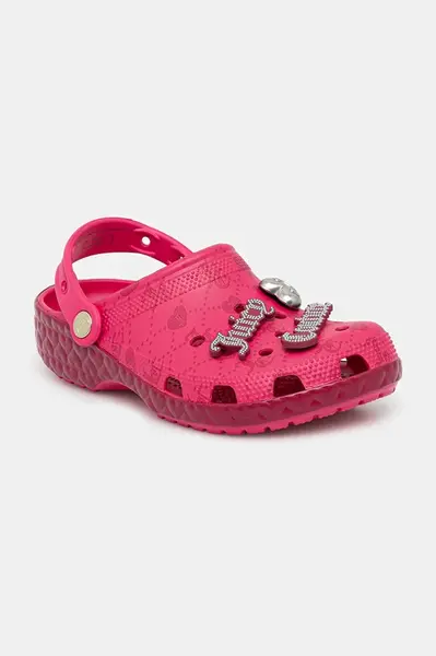 Pantofle Crocs Classic Juicy Couture Clog dámské, růžová barva, 210823.90H