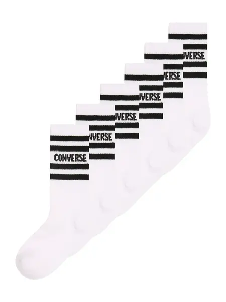 CONVERSE Ponožky  čierna / biela