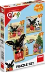 Puzzle set  Bing a kamarádi 3–5 dílků baby (poškozená)