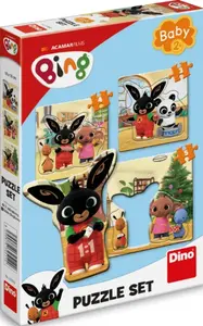 Puzzle set  Bing a kamarádi 3–5 dílků baby (poškozená)