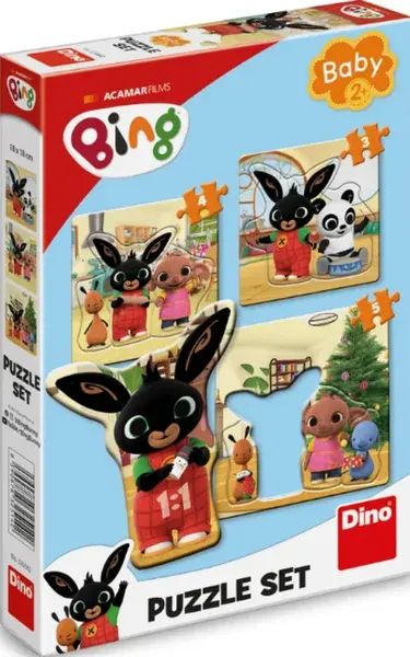 Puzzle set  Bing a kamarádi 3–5 dílků baby (poškozená)