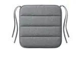 Podsedák na židli LINGE GREY 37x37 cm, šedý