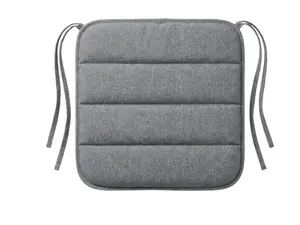 Podsedák na židli LINGE GREY 37x37 cm, šedý