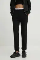 Tepláky Guess SOFIA černá barva, hladké, O5RB01 KCO31