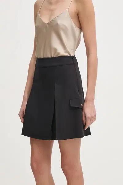 Sukně Liu Jo černá barva, mini, áčková, TA5252 T1817