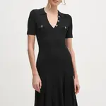 Šaty Guess PAULA černá barva, mini, W5RK18 Z2U00