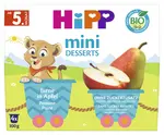 Hipp BIO Mini dezert Jablka s hruškami 4x100 g