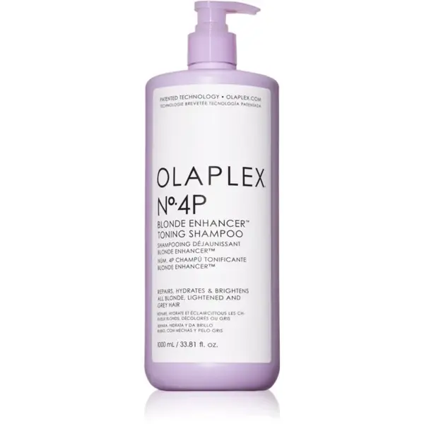 Olaplex N°4P Blond Enhancer Toning Shampoo fialový tónovací šampón neutralizujúci žlté tóny 1000 ml