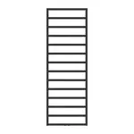 HOPA Perth kombinovaný radiátor 172x60 cm čierny matný RADPER601731SP