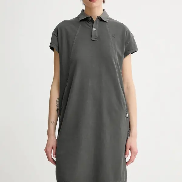 Šaty G-Star zelená barva, mini, D25910-D756