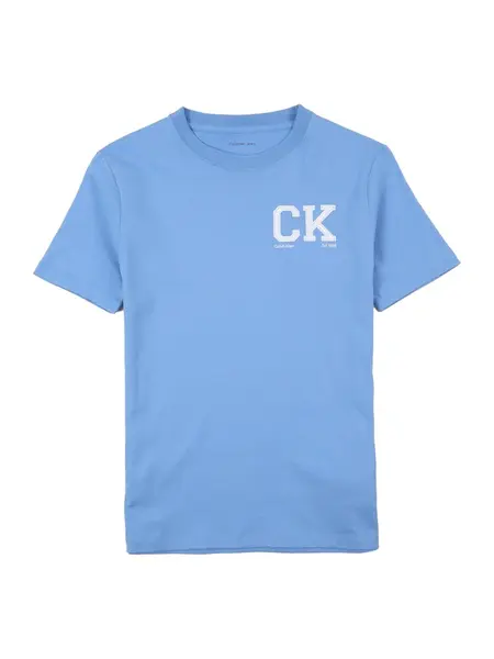 Calvin Klein Jeans Tričko  svetlomodrá / biela