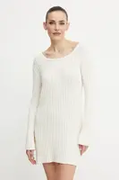 Šaty Pinko béžová barva, mini, přiléhavé, 105301 A2N7