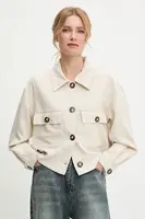 Bunda Answear.LAB béžová barva, přechodná