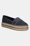 Espadrilky Tommy Hilfiger DENIM PLATFORM ESPADRILLE