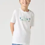 Dětské tričko Levi's CRASHING WAVES BATWING TEE bílá barva, s potiskem, 9EM650