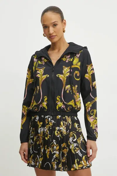 Bunda Versace Jeans Couture černá barva, přechodná, 78HASD01 CQ00D