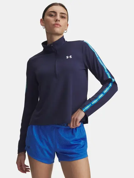 Dámská mikina Under Armour UA Tech WM Tape Half Zip-BLU - Dámské