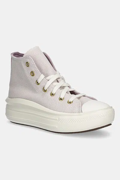 Dětské tenisky Converse Chuck Taylor All Star Move růžová barva, A12618C
