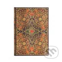 Paperblanks - zápisník Fire Flowers (midi, čistý)