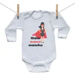 Boodyy Body s dlhým rukávom Mám super mamku 80 (9-12 mesiacov)