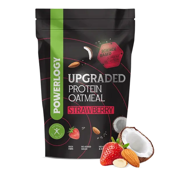 Powerlogy Upgraded Protein Oatmeal Strawberry
