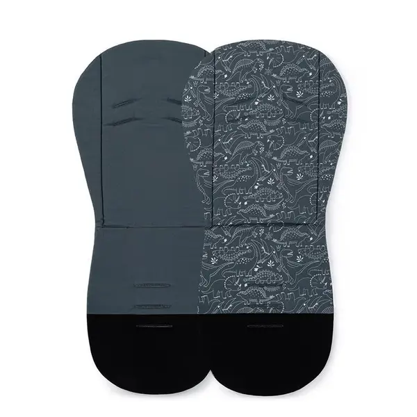 Vložka do kočíka Foamy Anthracite Dino
