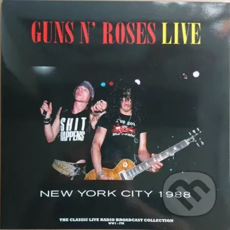 Guns N Roses: Live In New York City 1988 (Yellow)  LP