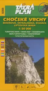 Chočské vrchy 1:50 000 (Bešeňová, Tatralandia, Roháče, Liptovská Mara - TM 5008)