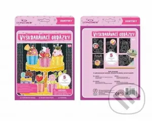 Vyškrabávací obrázky - Dortíky