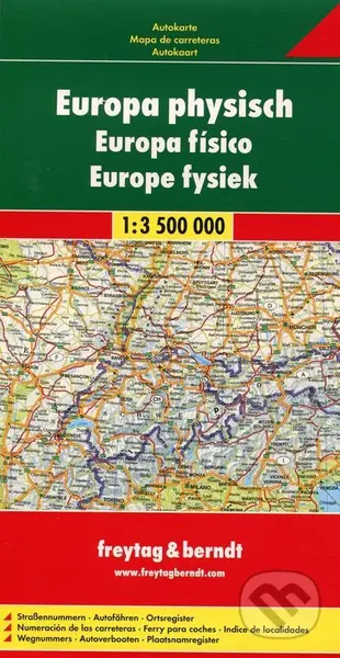 Europa physisch 1:3 500 000 (Automapa)