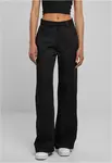 Women's work trousers with straight legs black