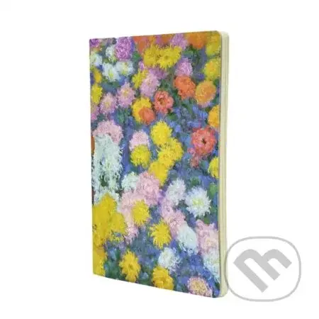 Paperblanks - zošit Monet’s Chrysanthemums (linajkovaný, A4)