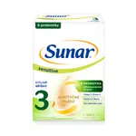 Sunar Sensitive 3, batoľacie mlieko 500 g