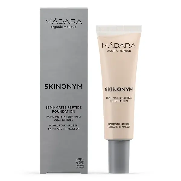 MÁDARA SKINONYM Polomatný Make-up s peptidmi, #15 STONE
