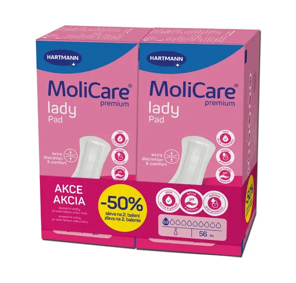 MoliCare Premium lady pad 0,5 kvapky DUOPACK