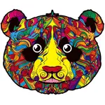 Drevené puzzle Panda Bear/M H21976